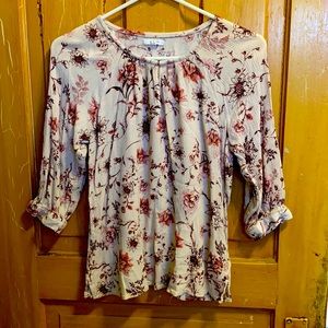 Floral Maurices blouse NEW